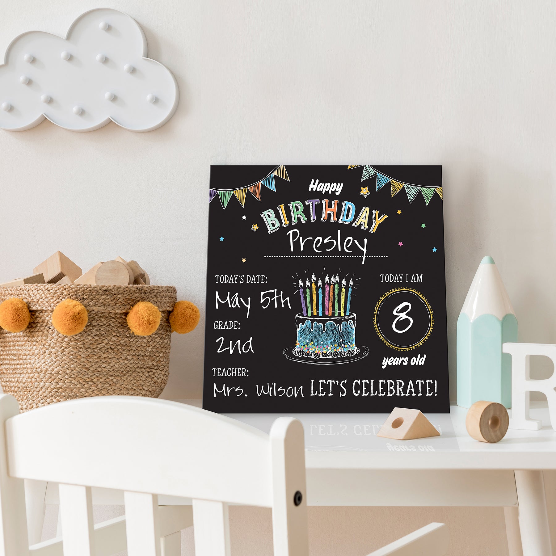 Student Chalkboard Chalkboard RoomMates Decor   