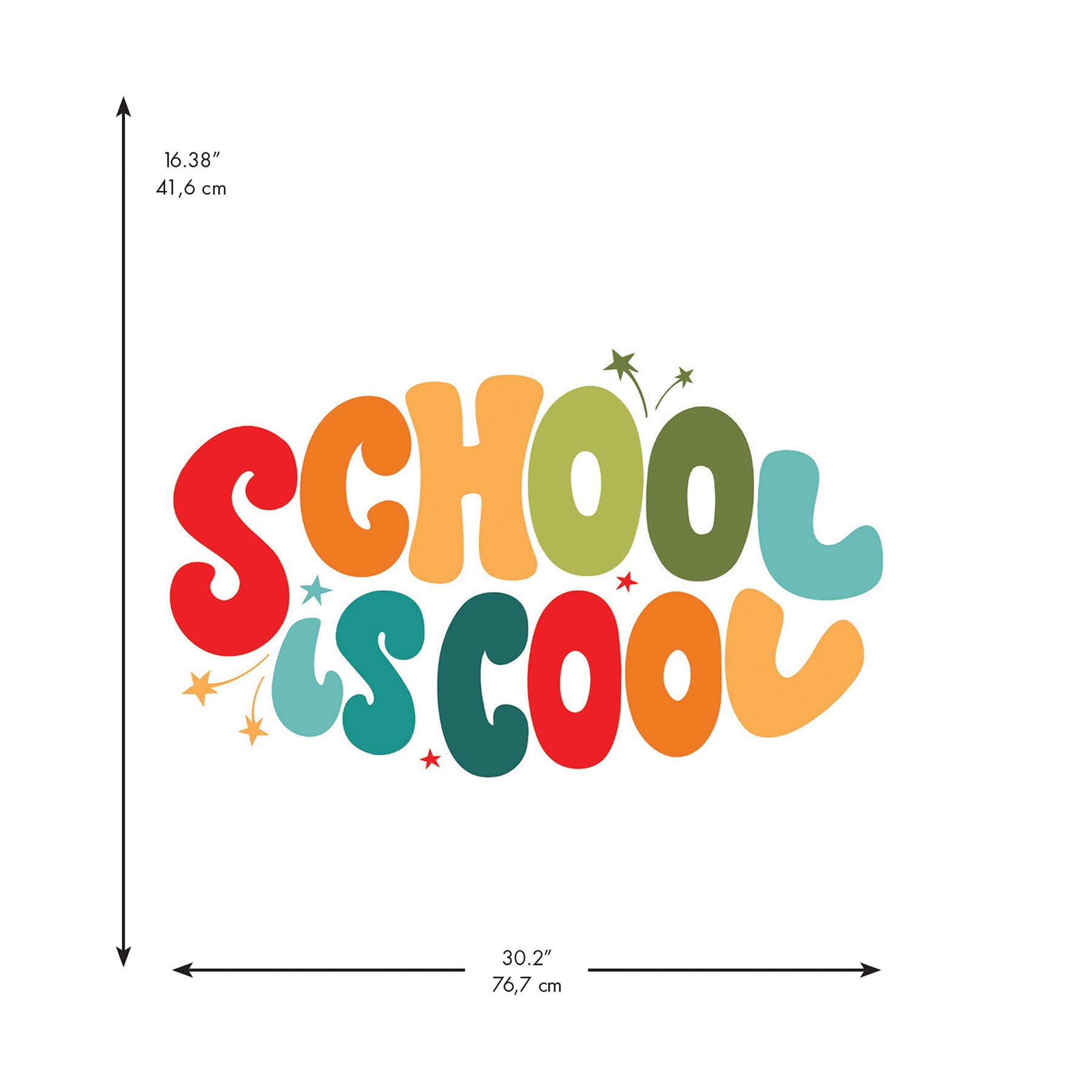 School is Cool Wall Decals Wall Decals RoomMates Decor   