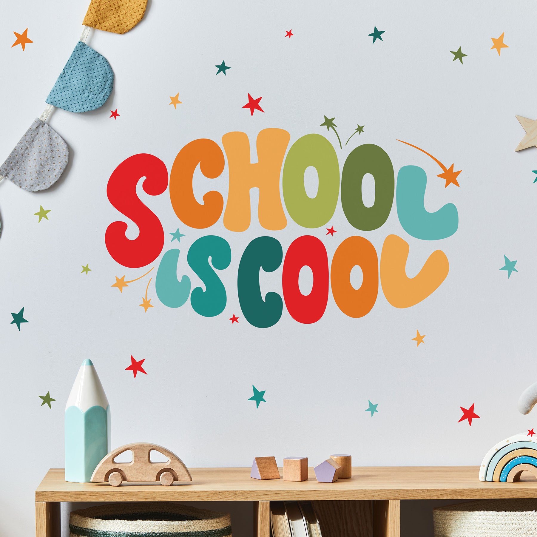 School is Cool Wall Decals Wall Decals RoomMates Decor   