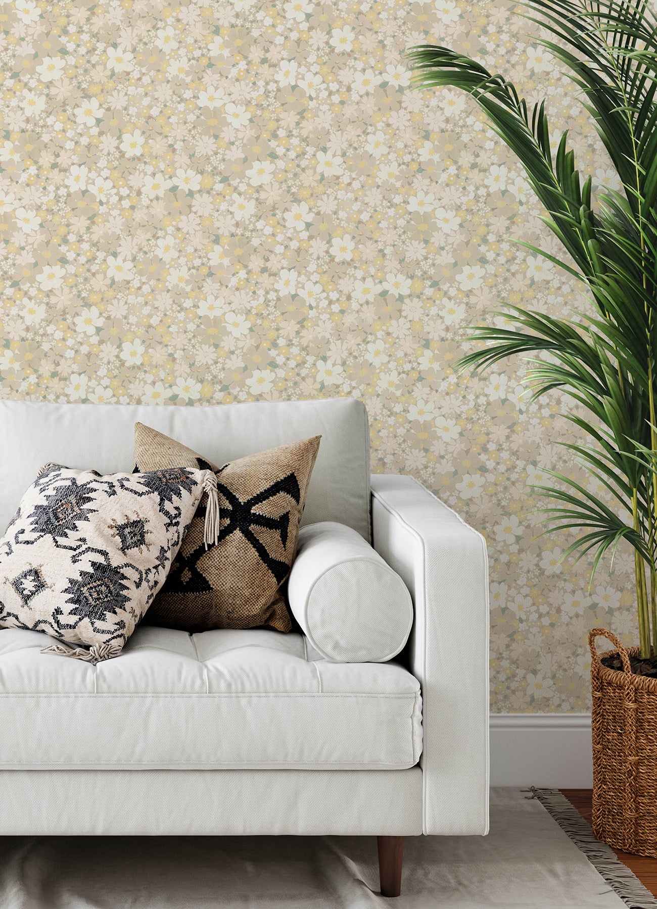 Wildflower Impressions Peel and Stick Wallpaper RoomMates   