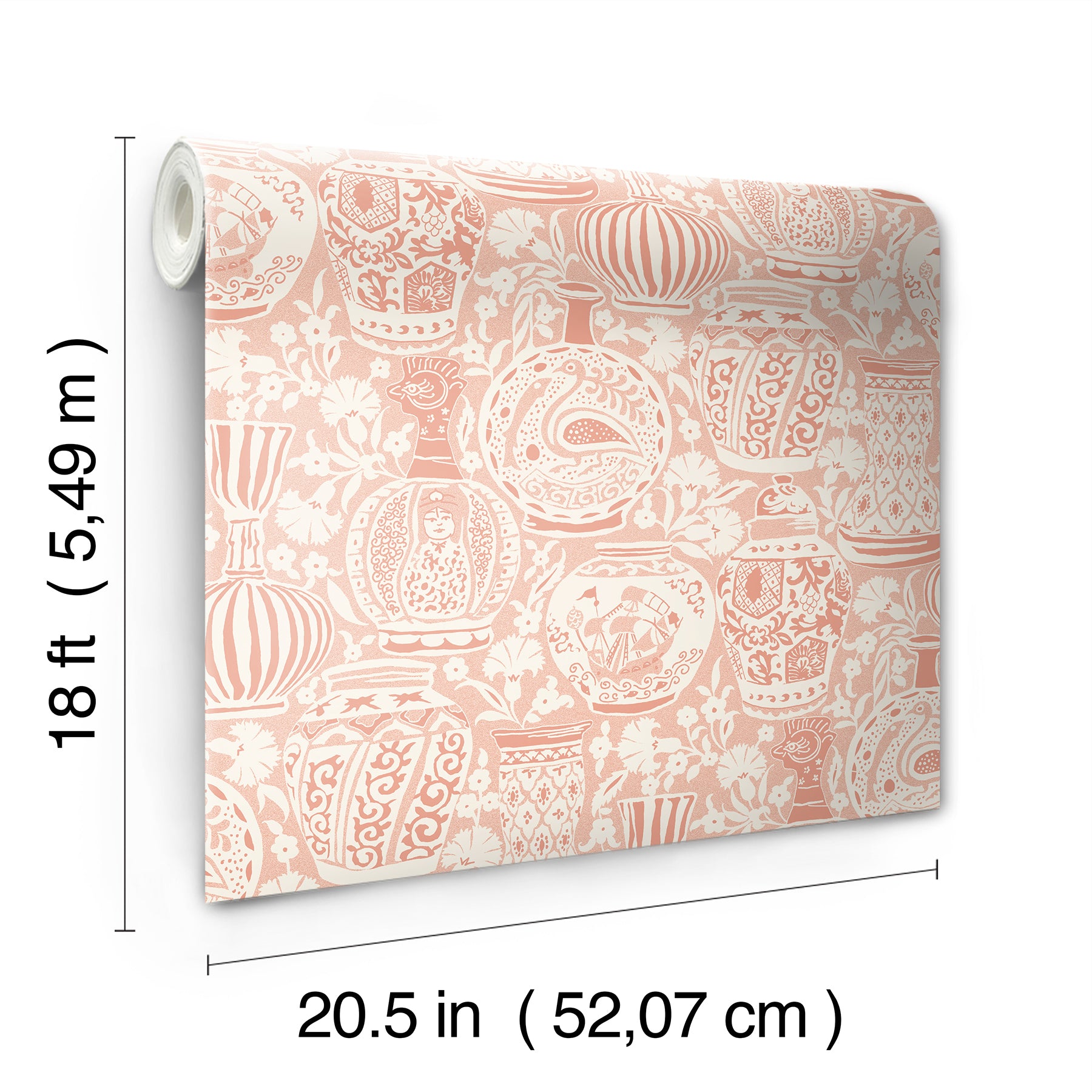 Delft Pottery Peel & Stick Wallpaper Peel and Stick Wallpaper RoomMates