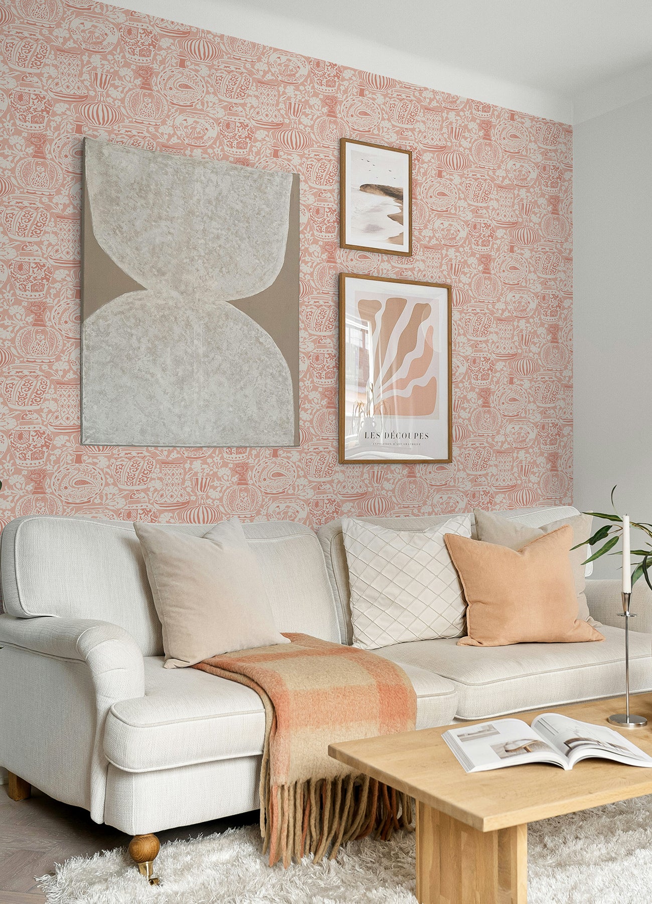 Delft Pottery Peel & Stick Wallpaper Peel and Stick Wallpaper RoomMates