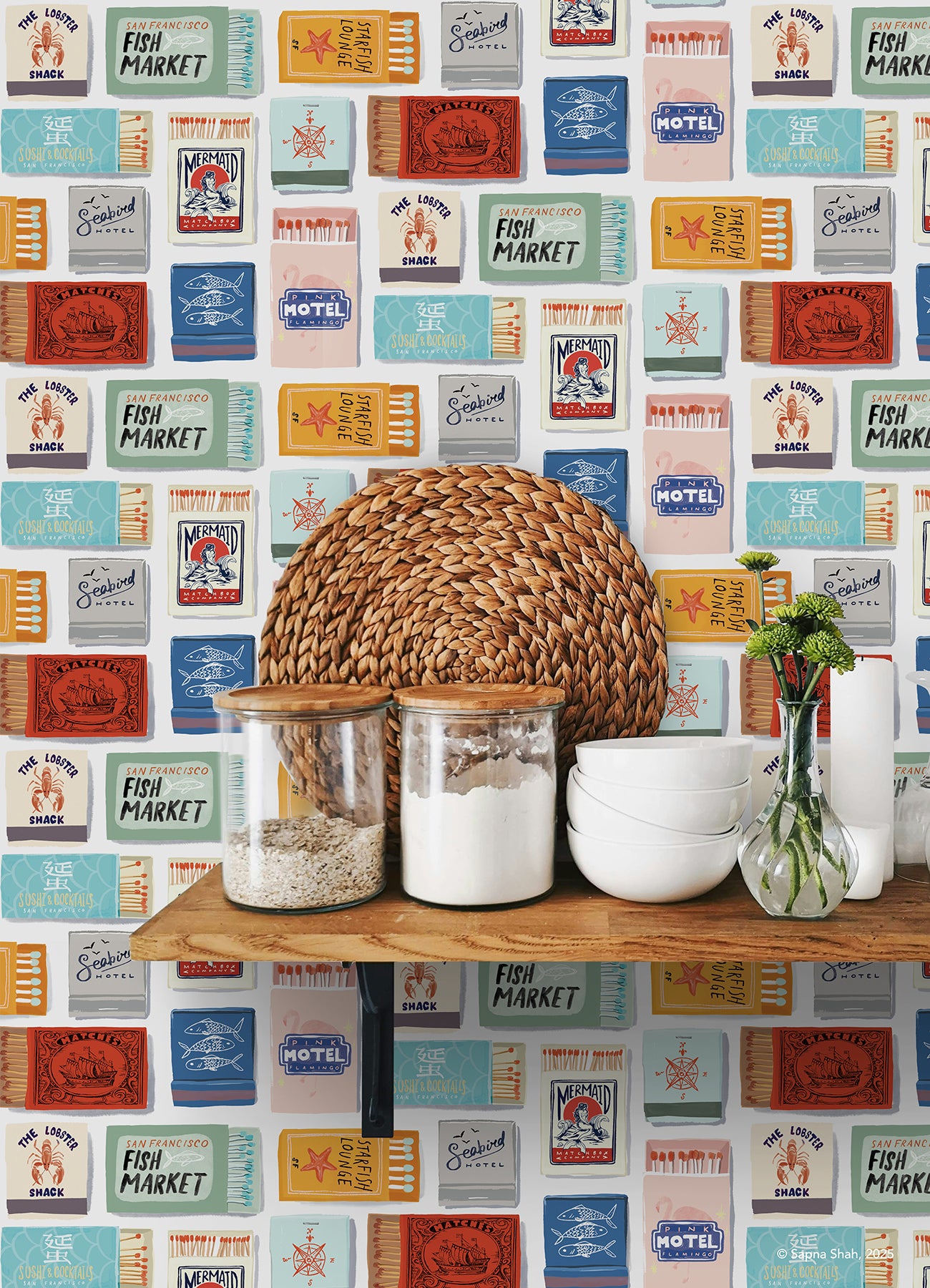 The Perfect Match Peel & Stick Wallpaper Peel and Stick Wallpaper RoomMates