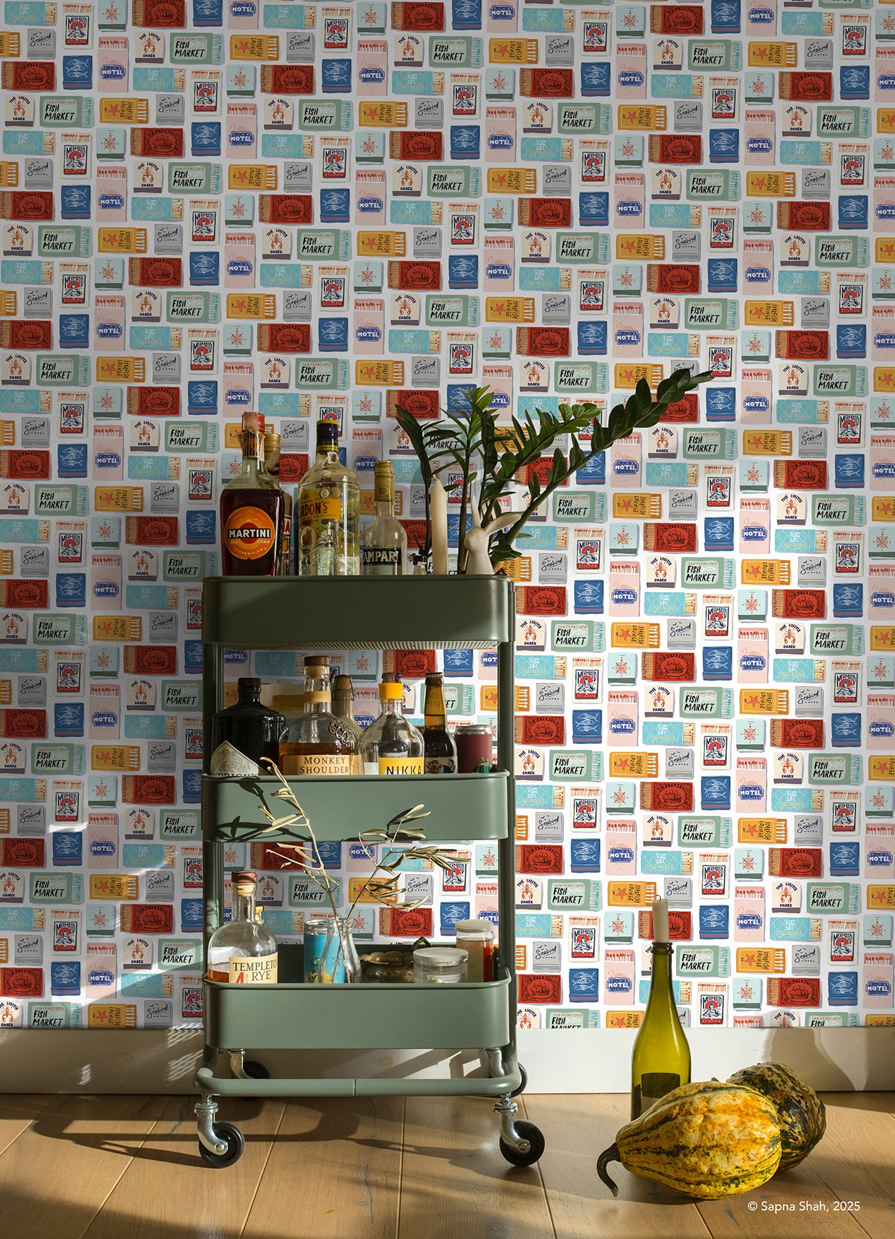 The Perfect Match Peel & Stick Wallpaper Peel and Stick Wallpaper RoomMates