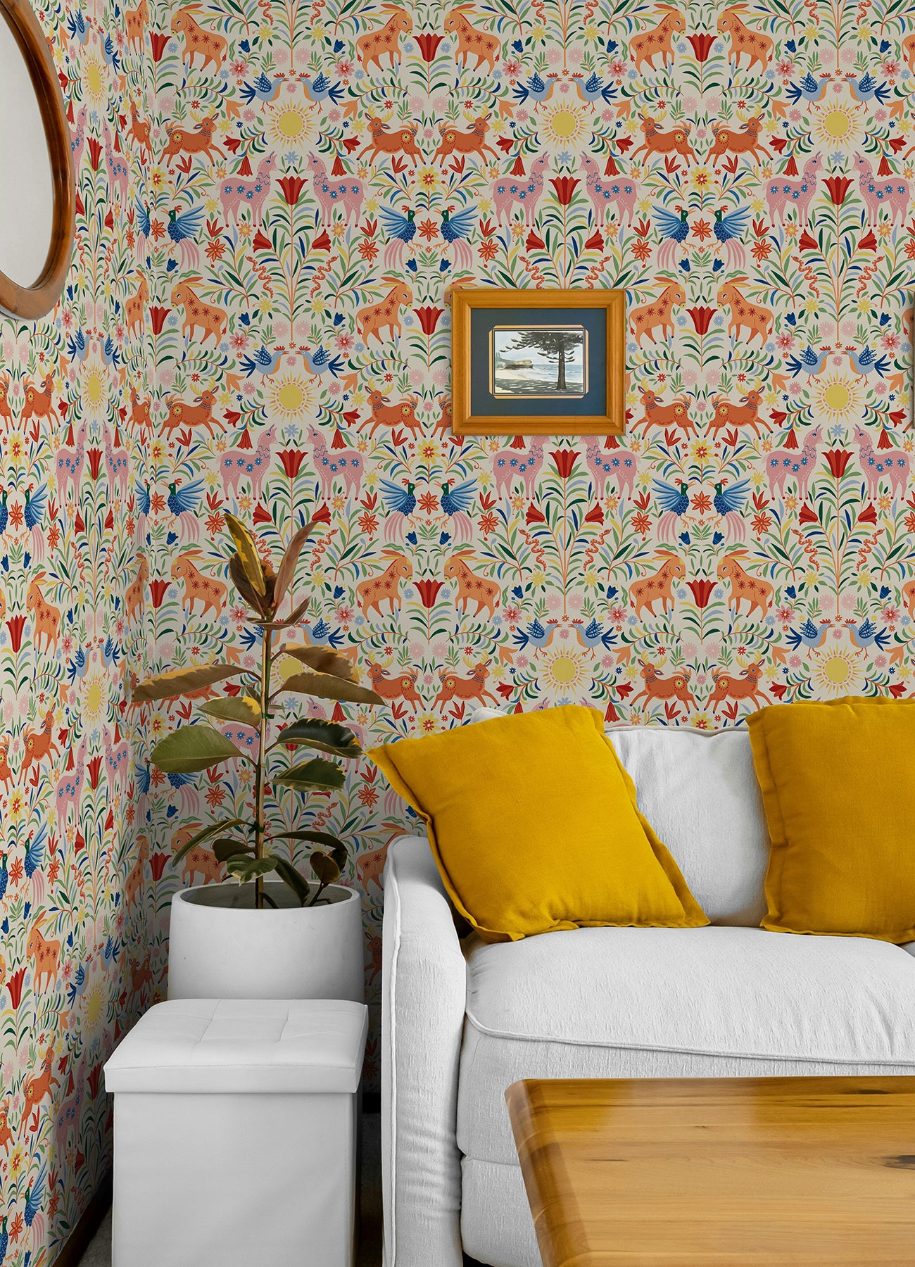 Whimsical Creatures Peel & Stick Wallpaper Peel and Stick Wallpaper RoomMates