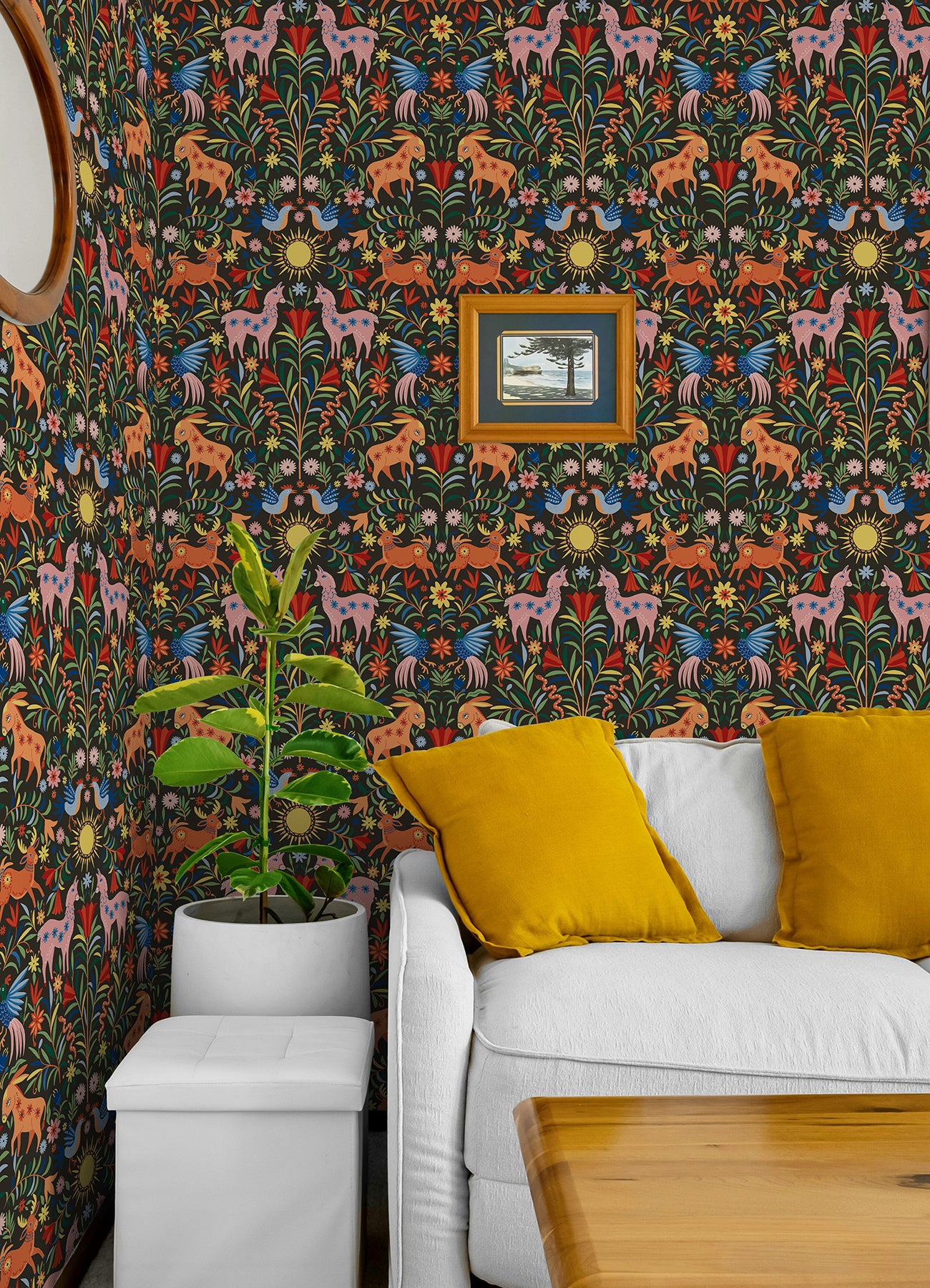 Whimsical Creatures Peel & Stick Wallpaper Peel and Stick Wallpaper RoomMates