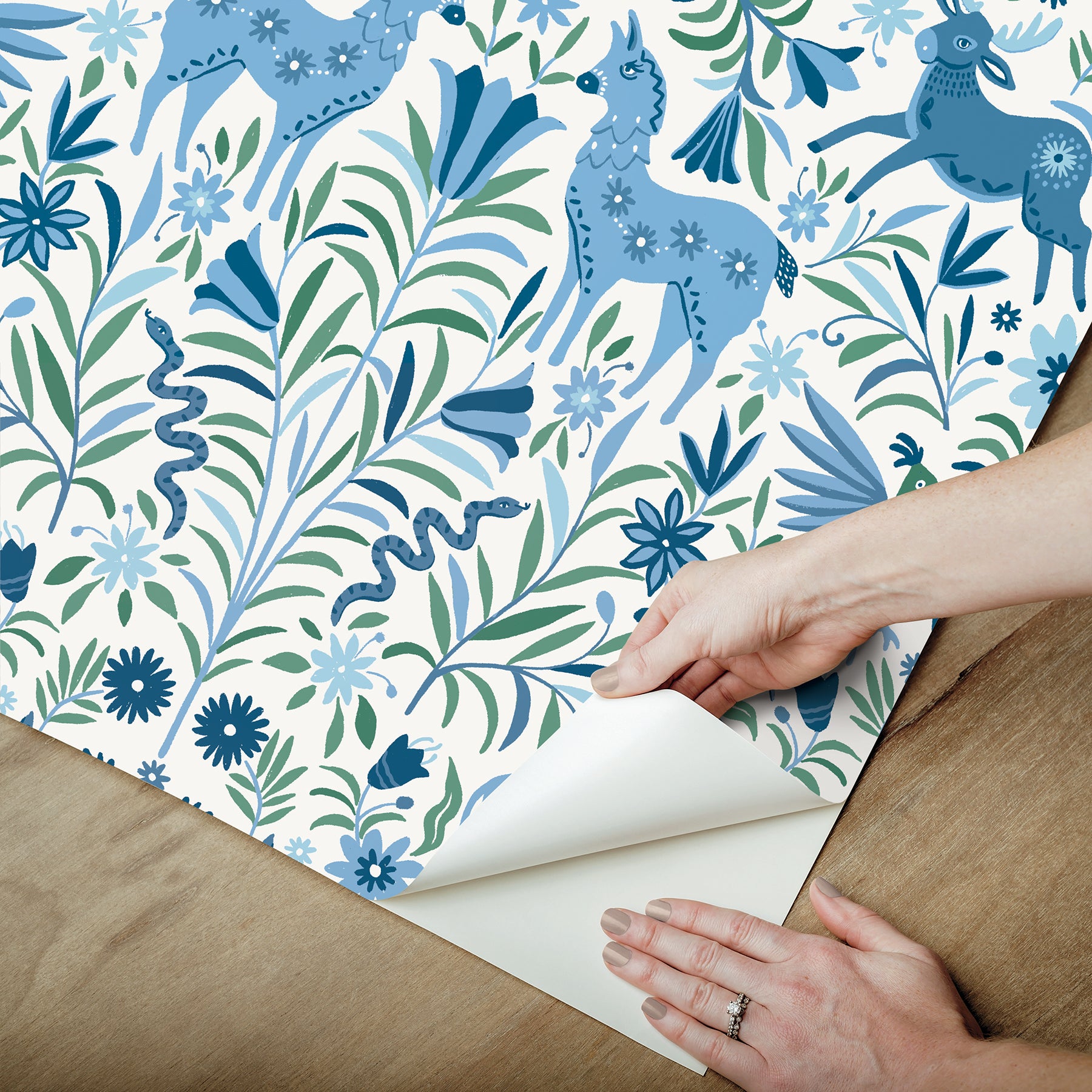 Whimsical Creatures Peel & Stick Wallpaper Peel and Stick Wallpaper RoomMates