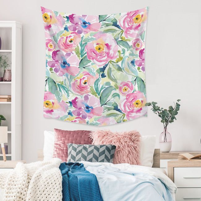 Floral Bloom Tapestry Tapestry RoomMates   