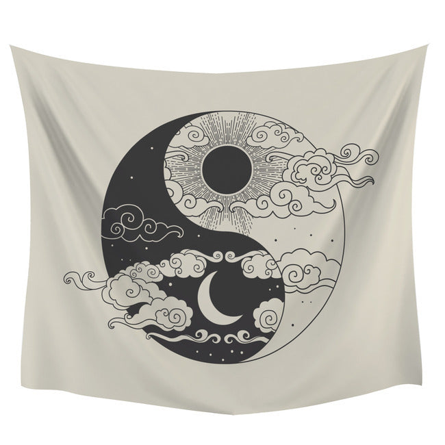 Yin Yang Tapestry Tapestry RoomMates   