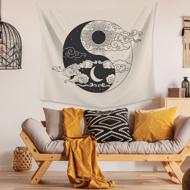 Yin Yang Tapestry Tapestry RoomMates   