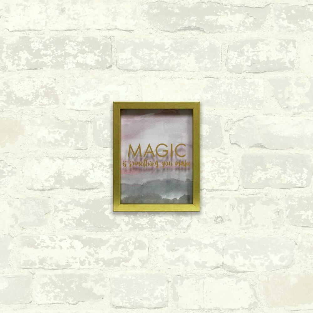 Magic is Something You Make Blush Shadowbox Framed Art RoomMates Small  