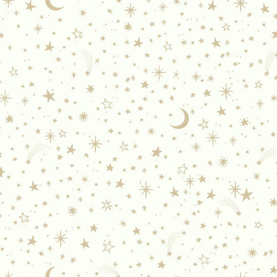 Twinkle Little Star Gold Peel and Stick Wallpaper – RoomMates Decor