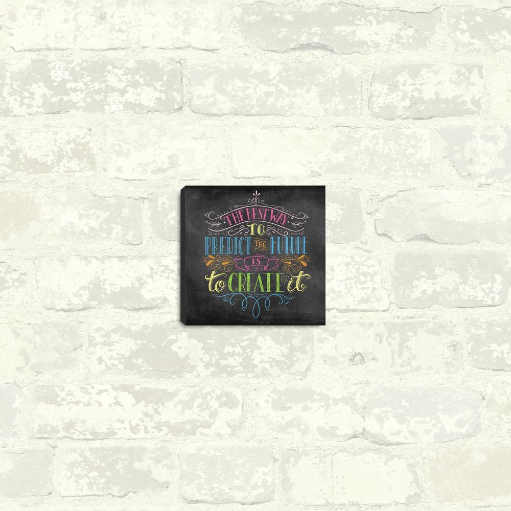 Colorful Chalk Quote Canvas Canvas RoomMates   