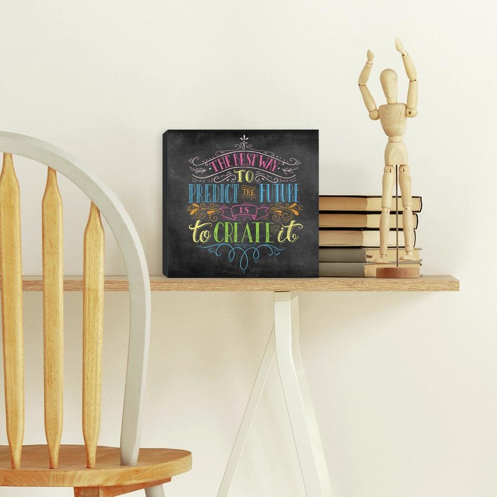 Colorful Chalk Quote Canvas Canvas RoomMates   