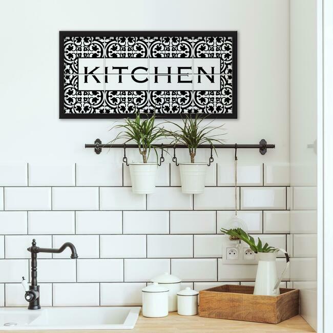 Kitchen Tile and Type Framed Wall Art Framed Art RoomMates   