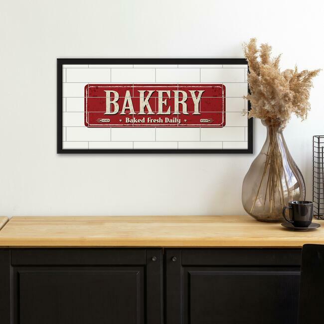 Bakery Tile And Type Framed Wall Art Framed Art RoomMates   
