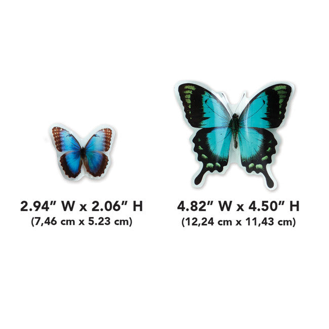 Blue Butterfly Embellishments Wall Decals RoomMates   