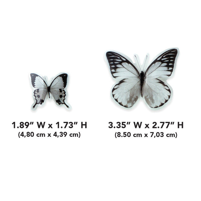 Black And White Butterfly Embellishments Wall Decals RoomMates   