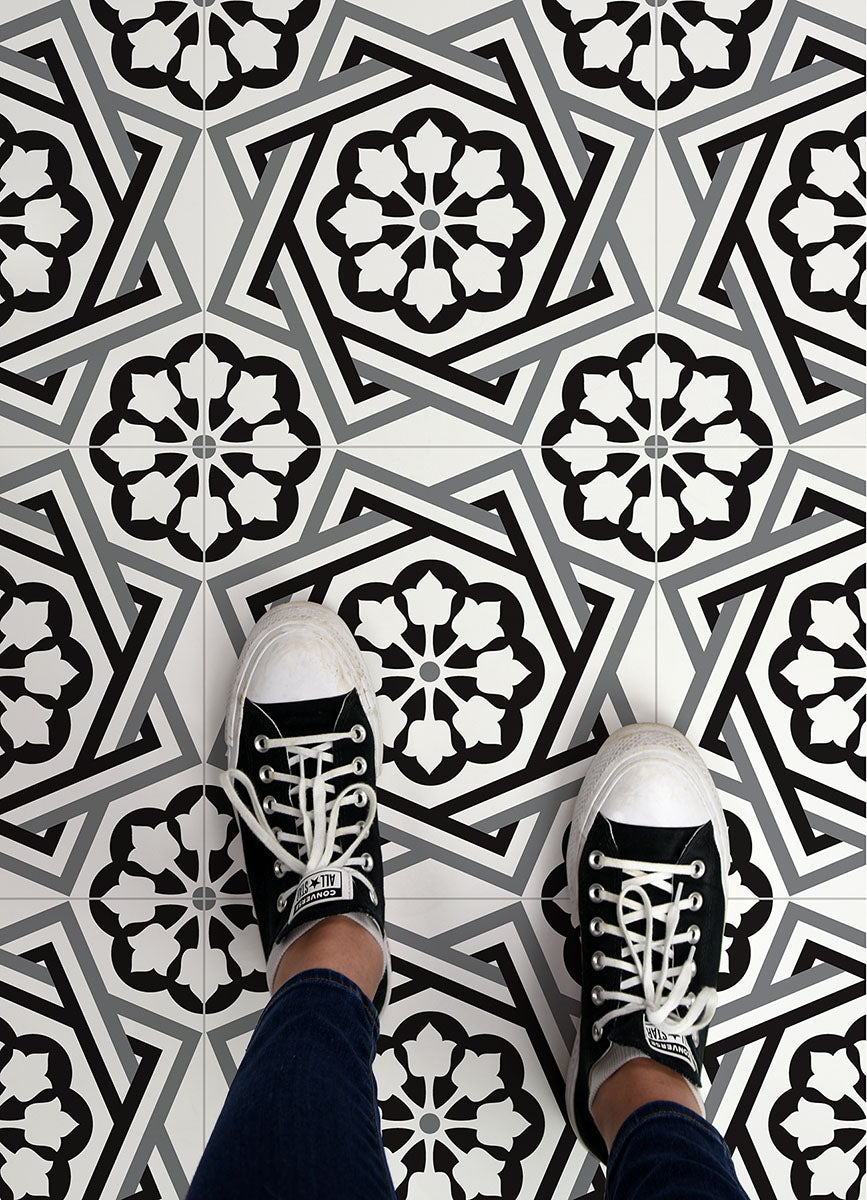 Dakota Peel and Stick Floor Tiles Peel and Stick Floor Tiles FloorPops   