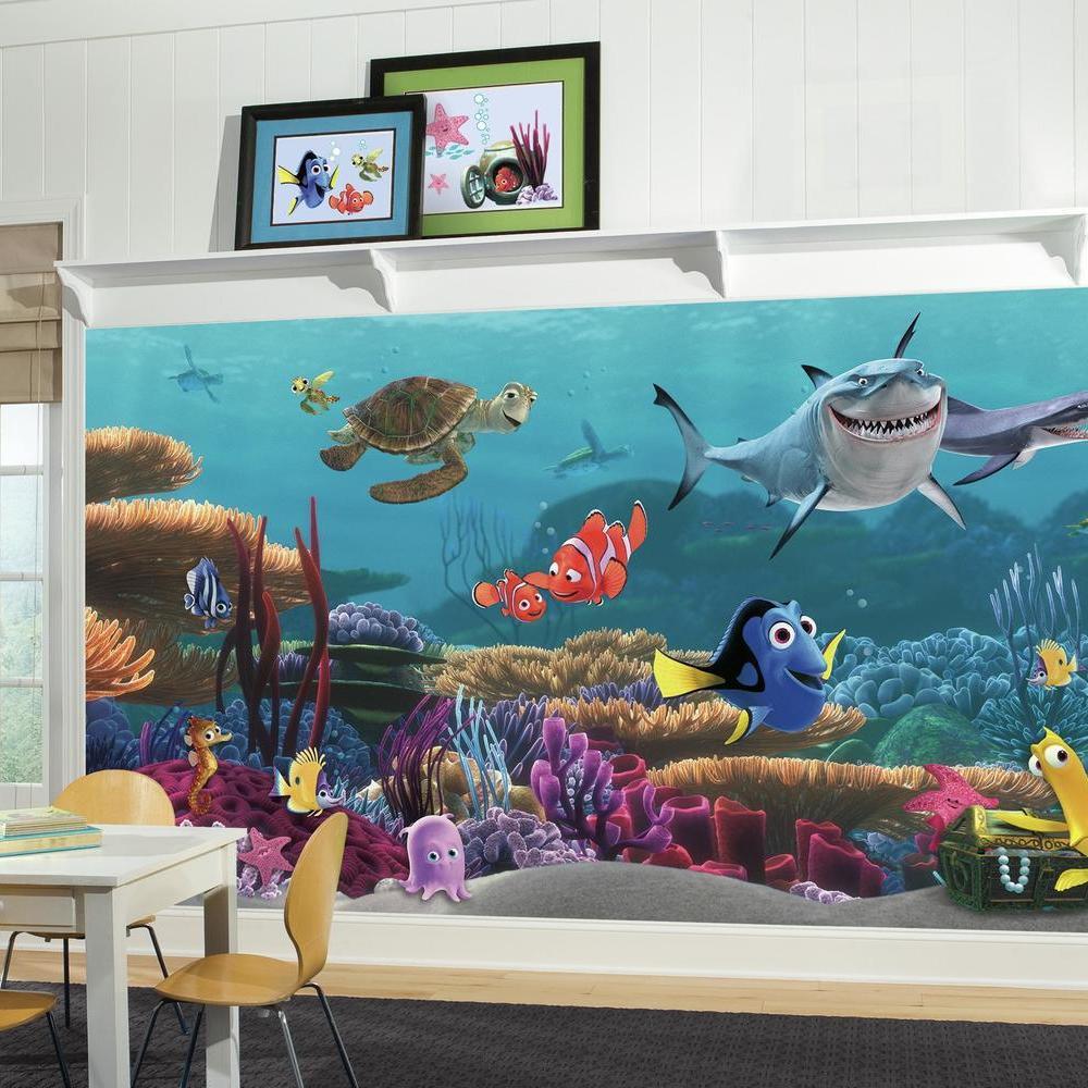 Finding Nemo XL Spray and Stick Wallpaper Mural Wall Murals RoomMates   