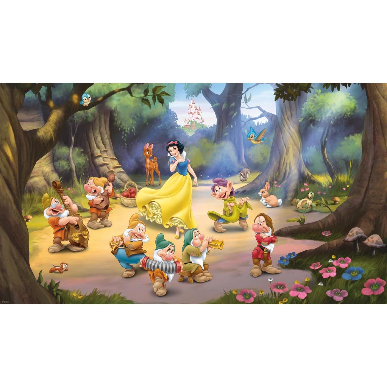 Snow White and the Seven Dwarfs XL Spray and Stick Wallpaper Mural Wall Murals RoomMates Mural  