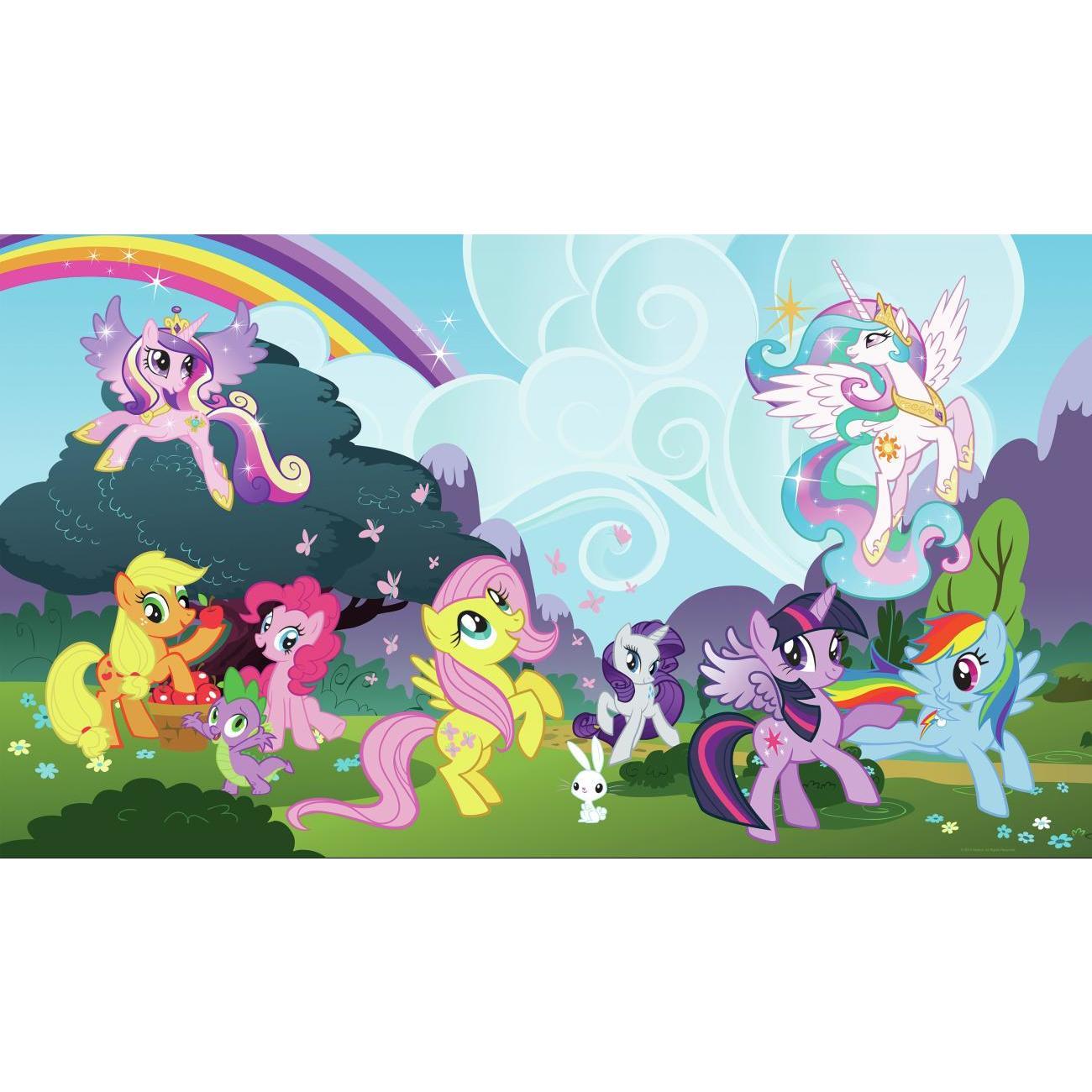 My Little Pony Ponyville XL Spray and Stick Wallpaper Mural Wall Murals RoomMates Each  