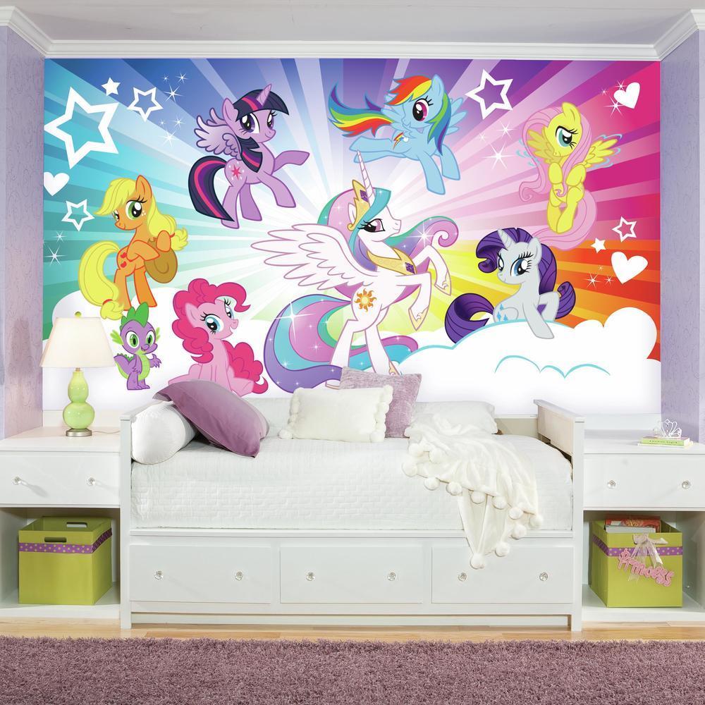 My Little Pony Cloud Burst XL Spray and Stick Wallpaper Mural Wall Murals RoomMates   