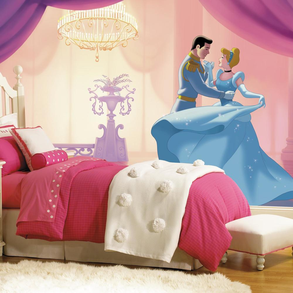 Disney Princess Cinderella "So This Is Love" XL Spray and Stick Wallpaper Mural Wall Murals RoomMates   