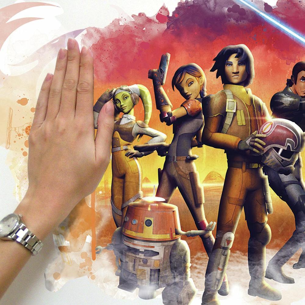 Star Wars Rebels Watercolor Giant Wall Decals Wall Decals RoomMates   