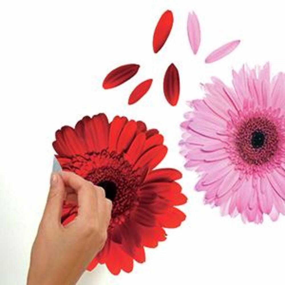 Gerber Daisies Giant Wall Decals Wall Decals RoomMates   