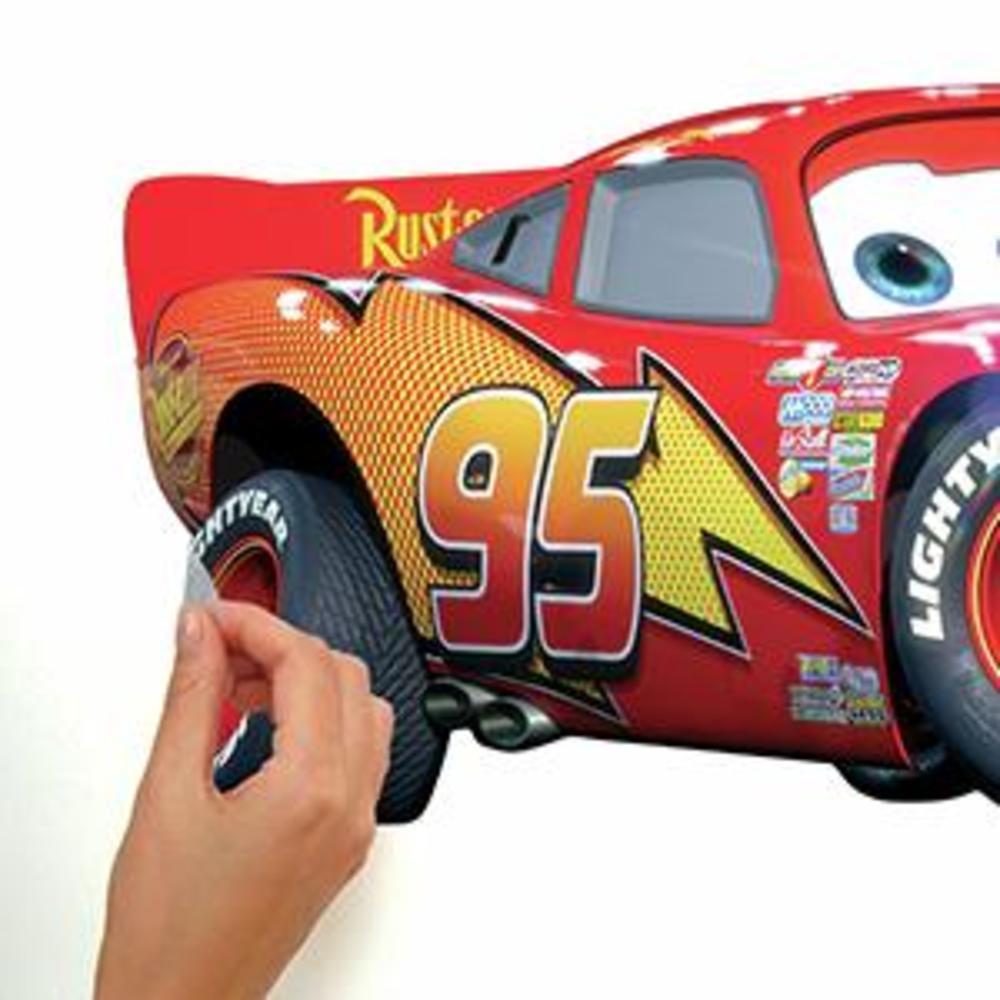 Cars Lightning McQueen Giant Wall Decal Wall Decals RoomMates   