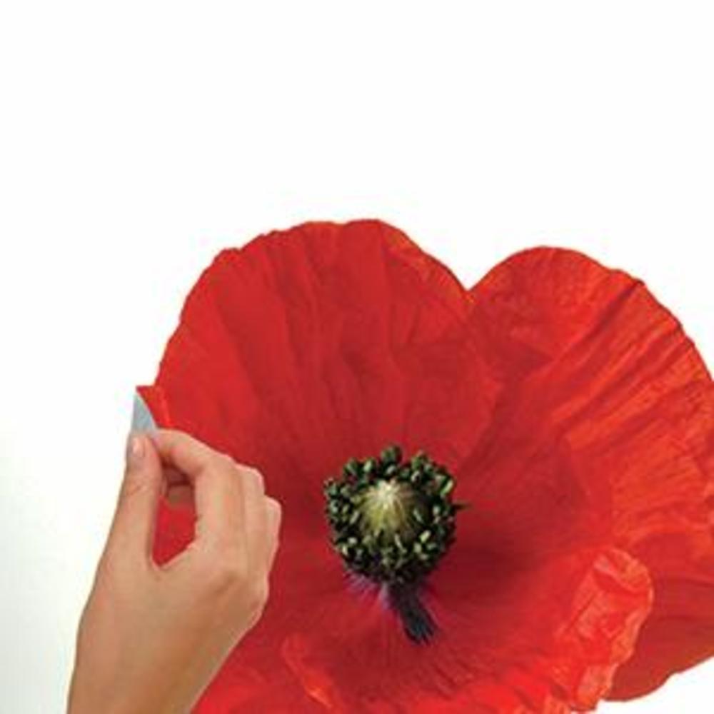 Poppies at Play Giant Wall Decals Wall Decals RoomMates   