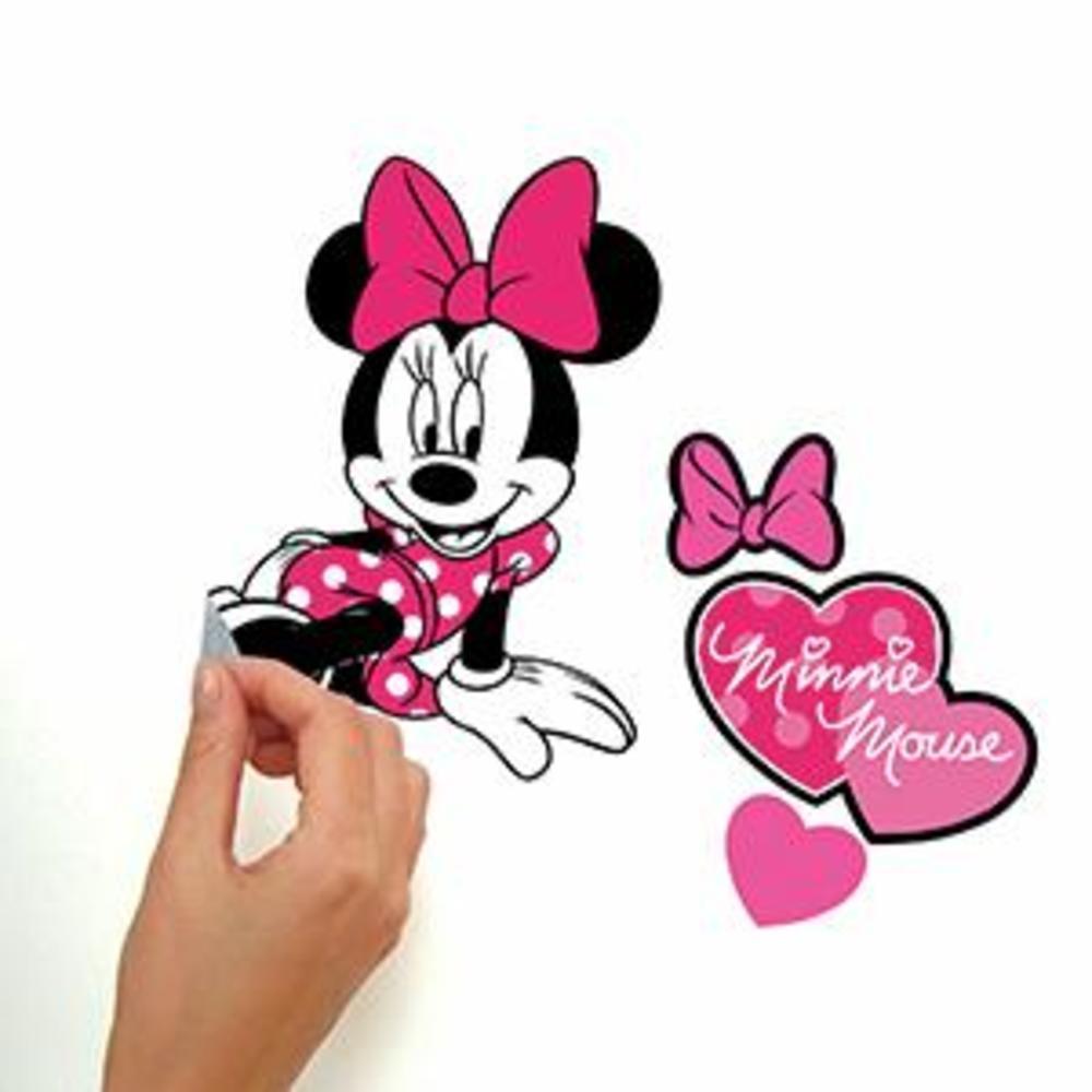 Minnie Loves Pink Wall Decals Wall Decals RoomMates   