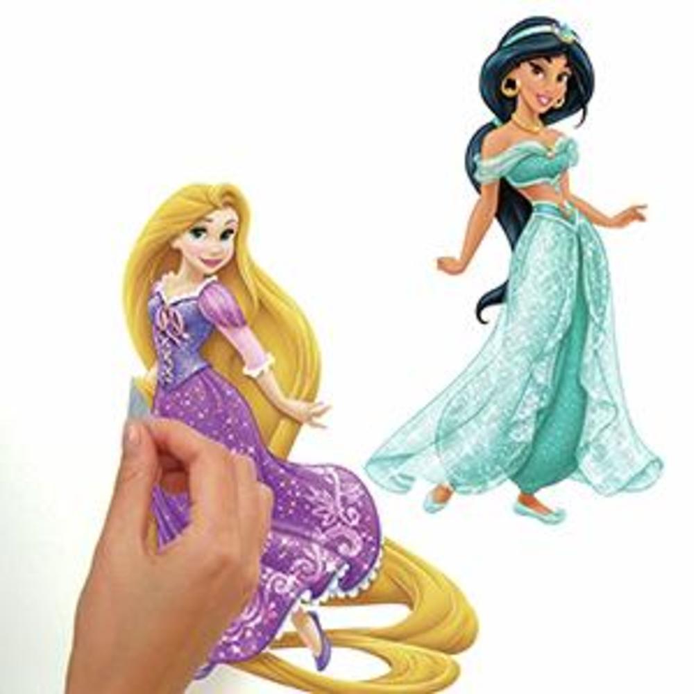 Disney Princess Royal Debut Wall Decals with Glitter Wall Decals RoomMates   