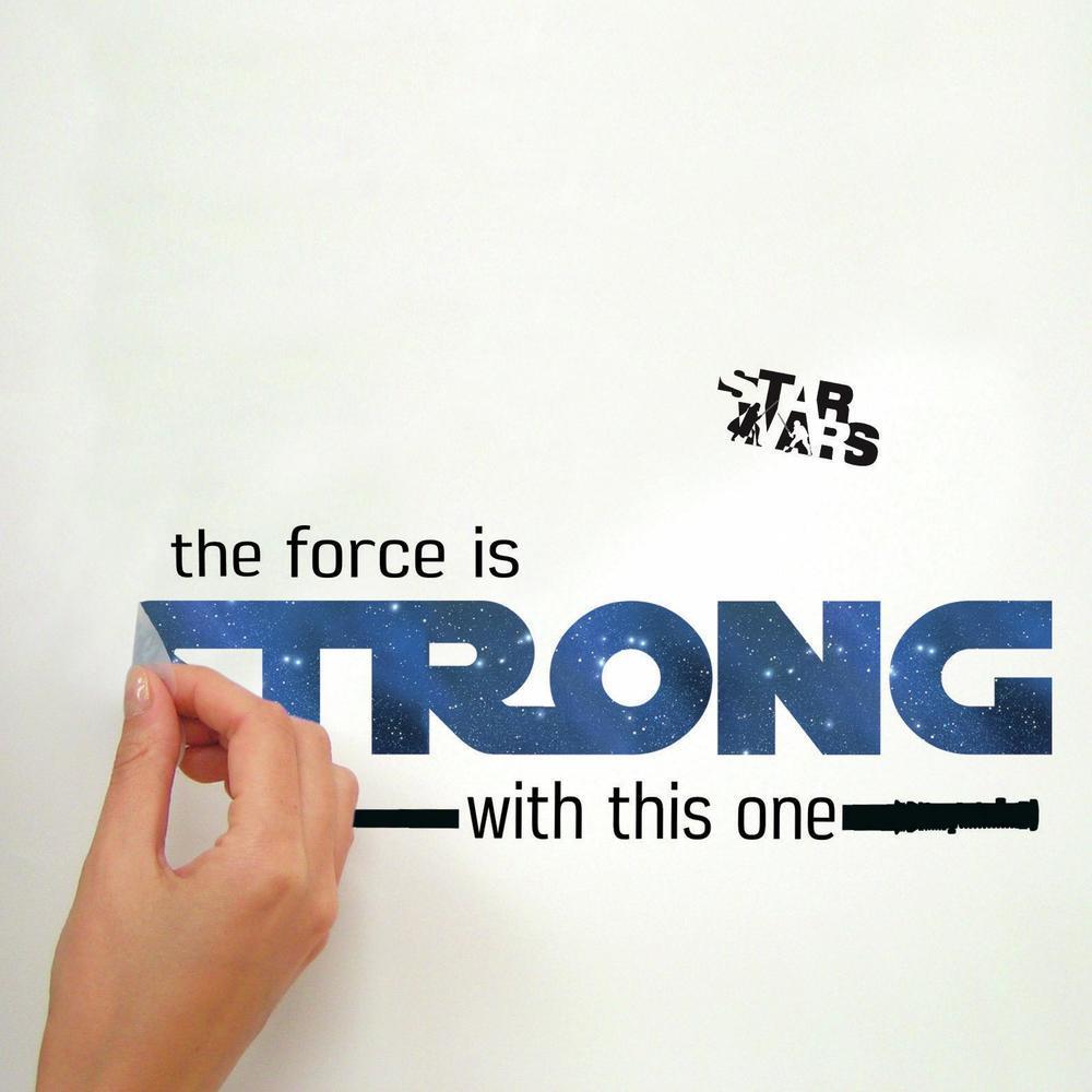 Star Wars Strong Quote Peel and Stick Wall Decals Wall Decals RoomMates   