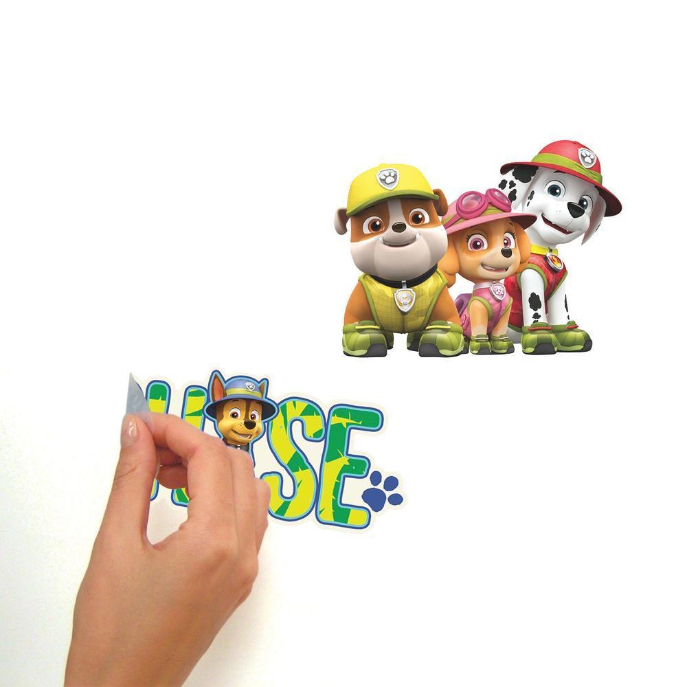 Jungle Paw Patrol Peel and Stick Wall Decals Wall Decals RoomMates   
