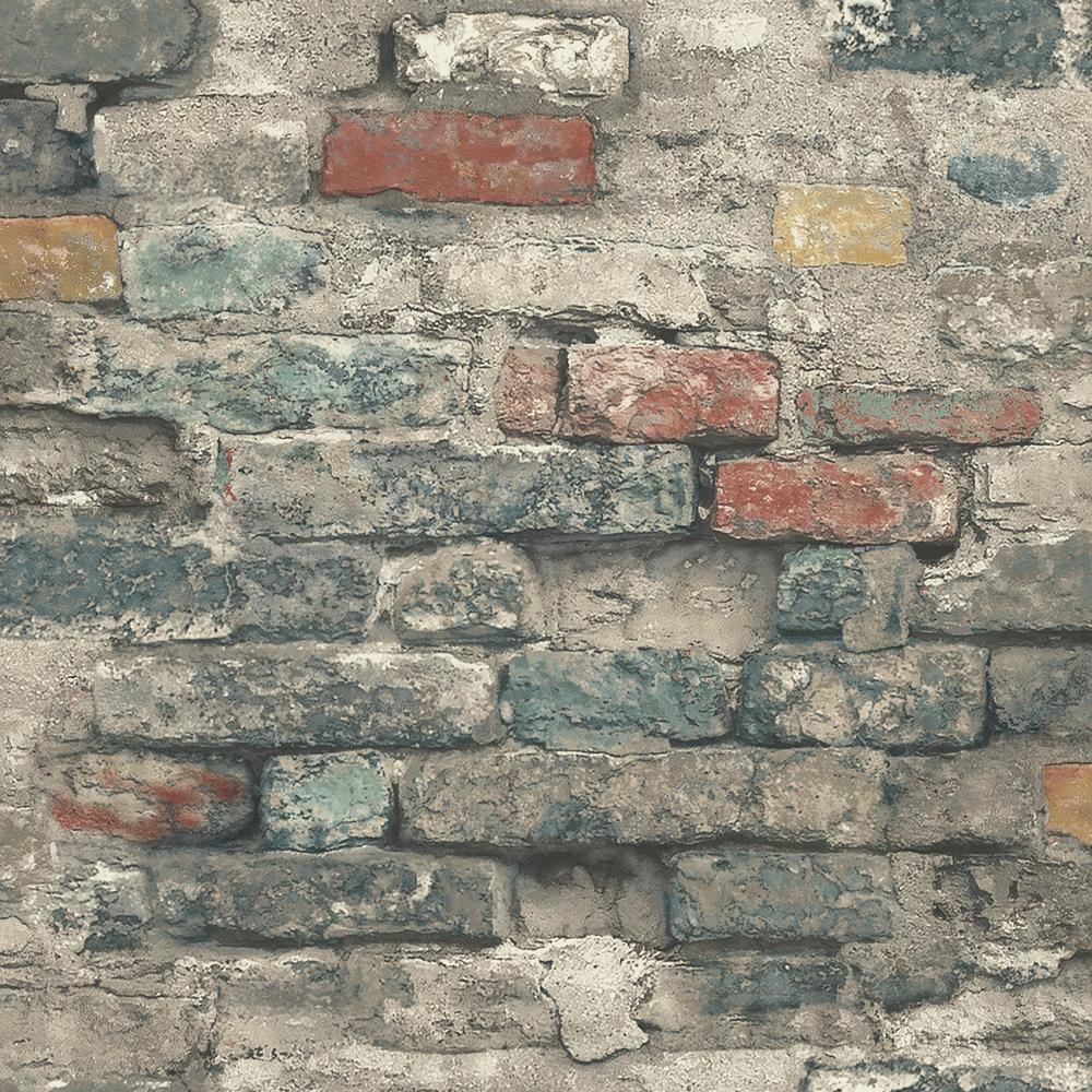 Brick Alley Peel and Stick Wallpaper Peel and Stick Wallpaper RoomMates Roll  