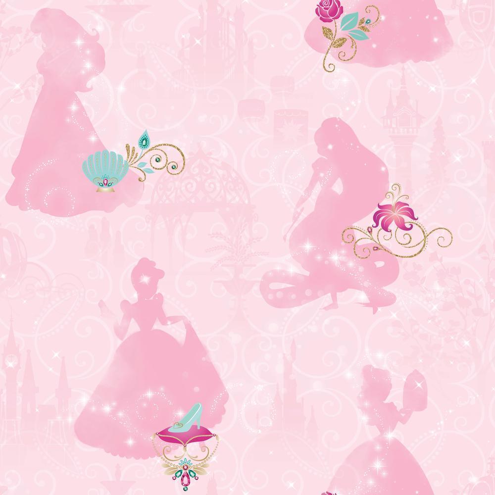 Disney Princess Peel and Stick Wallpaper Peel and Stick Wallpaper RoomMates Roll  