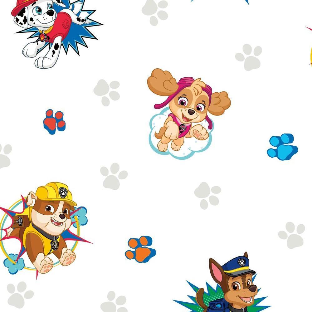 Paw Patrol Peel and Stick Wallpaper Peel and Stick Wallpaper RoomMates Roll  