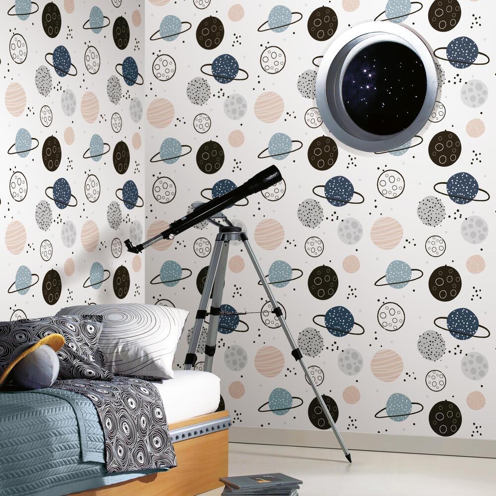 Planets Peel and Stick Wallpaper – RoomMates Decor