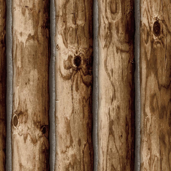 Wooden Logs Wood Grain Backdrop Wall Art Mural Wall Paper Self Adhesive  Vinyl