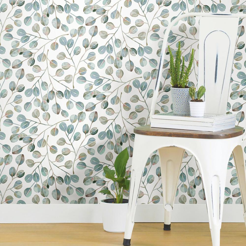 Cat Coquillette Eucalyptus Peel and Stick Wallpaper – RoomMates Decor