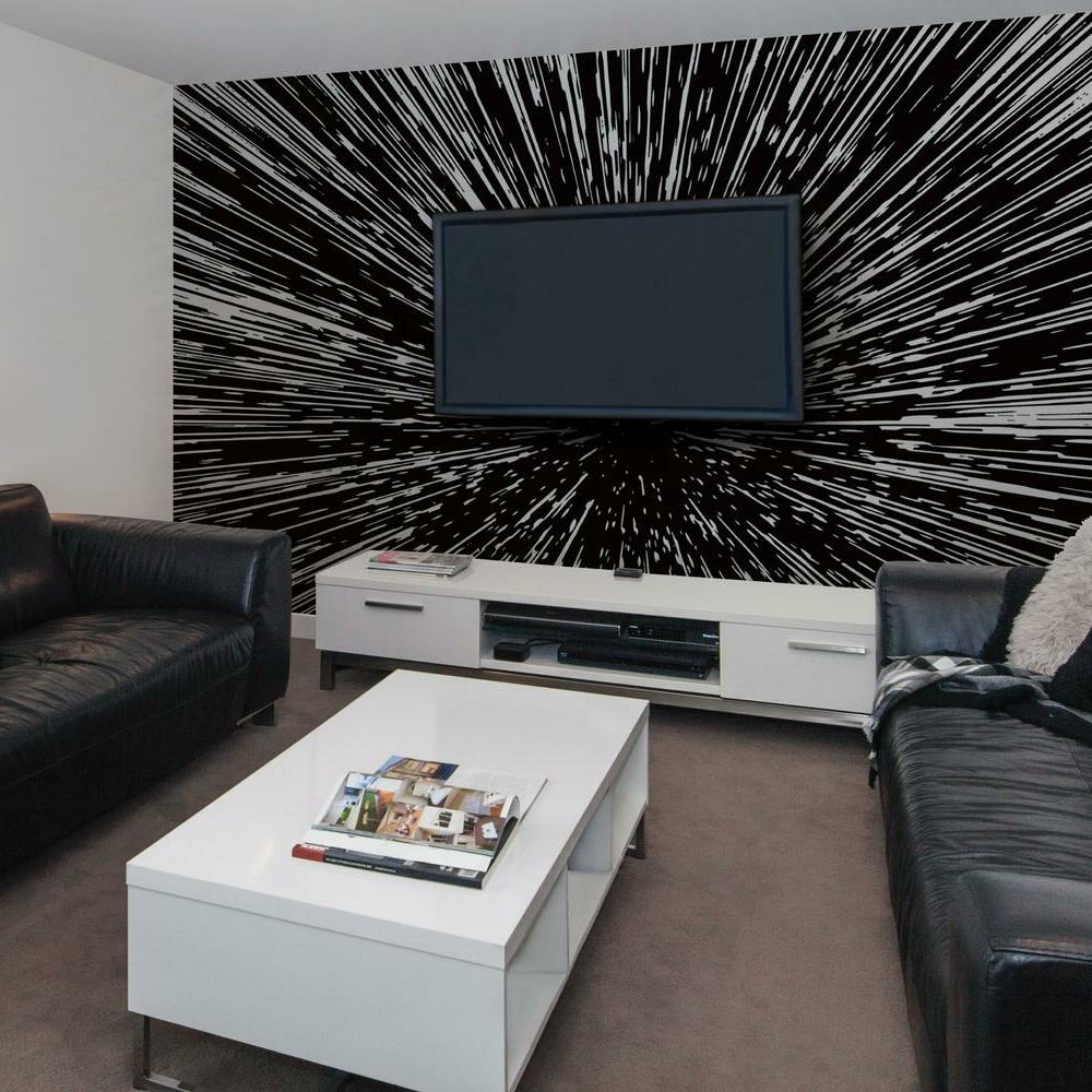 Star Wars Hyperspace Peel and Stick Mural Wall Murals RoomMates   