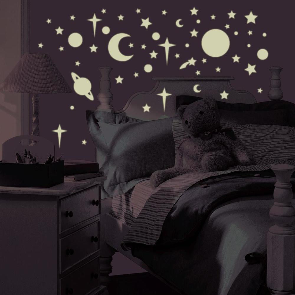 Celestial Stars & Planets Glow in the Dark Wall Decals Wall Decals RoomMates   