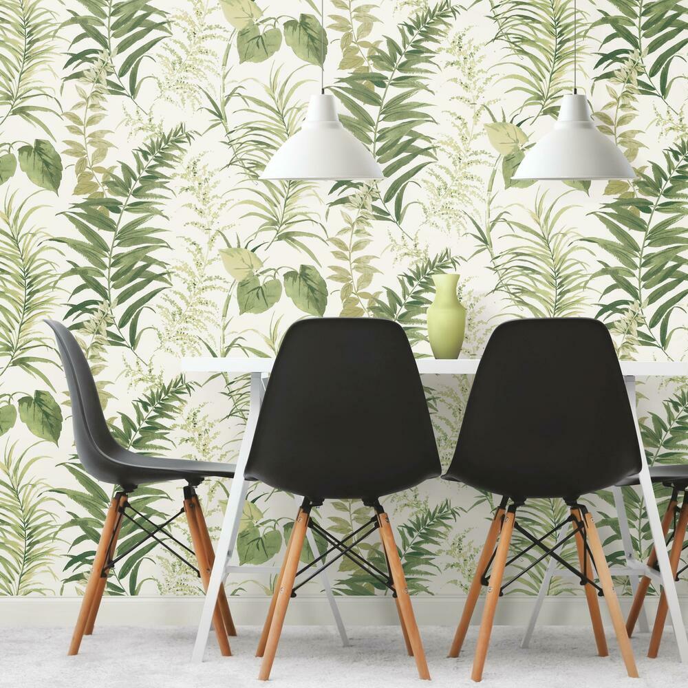 Fern Forest Peel and Stick Wallpaper Mural Wall Murals RoomMates   