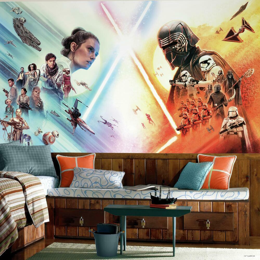 Star Wars: The Rise of Skywalker Peel and Stick Mural Wall Murals RoomMates   