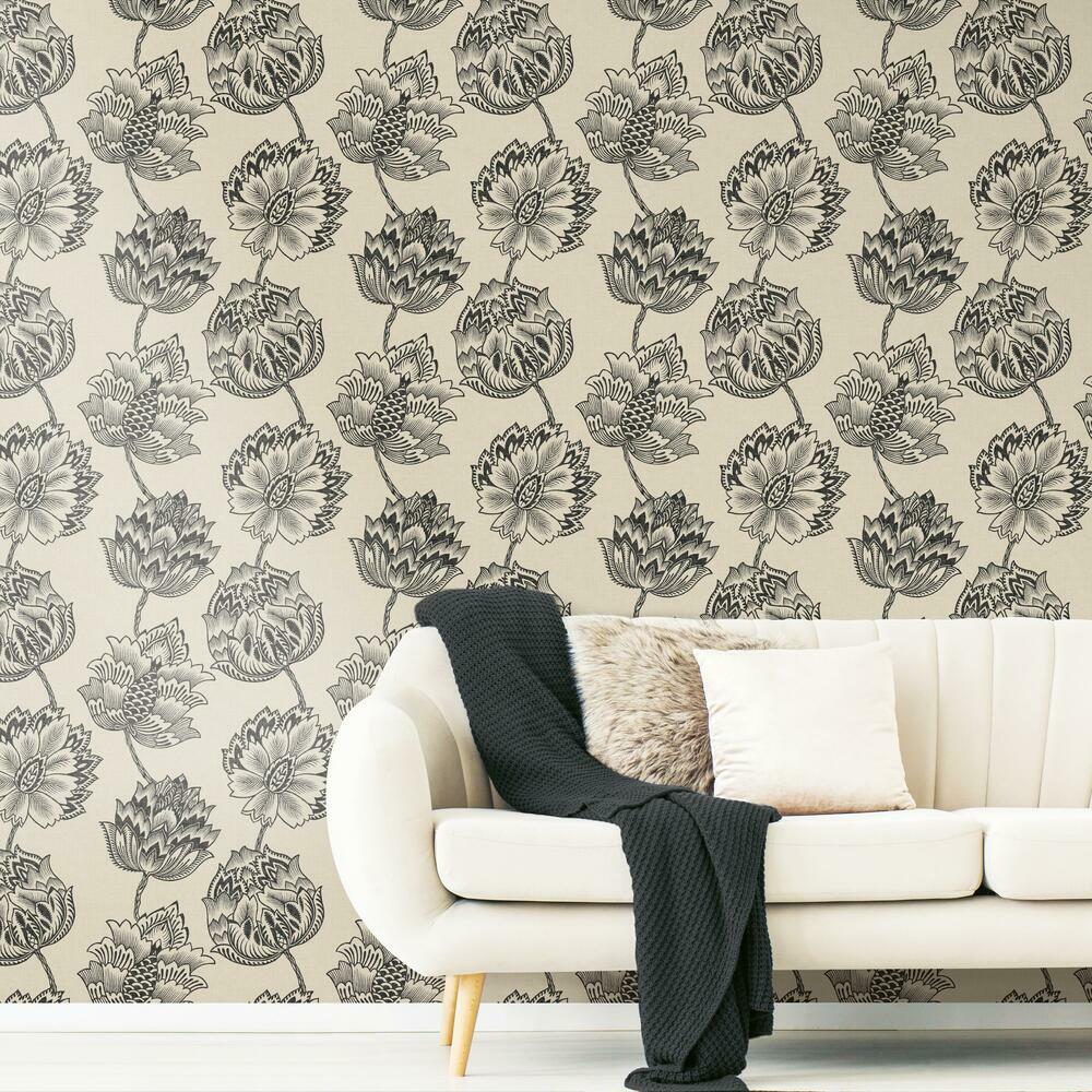 Batik Jacobean Peel And Stick Wallpaper – Roommates Decor