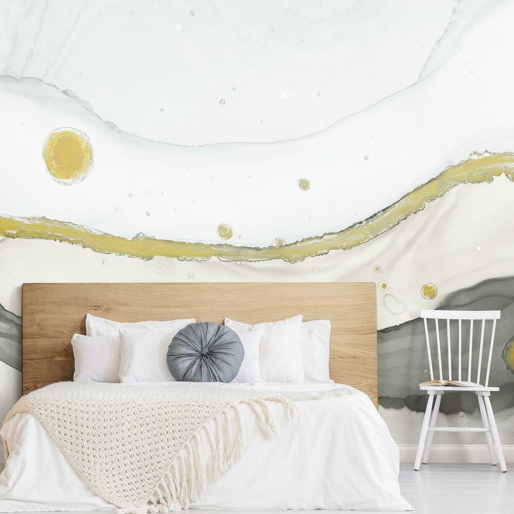 Sea Foam Peel and Stick Mural Wall Murals RoomMates   