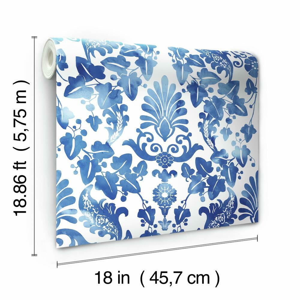 Vine Damask Peel and Stick Wallpaper – RoomMates Decor