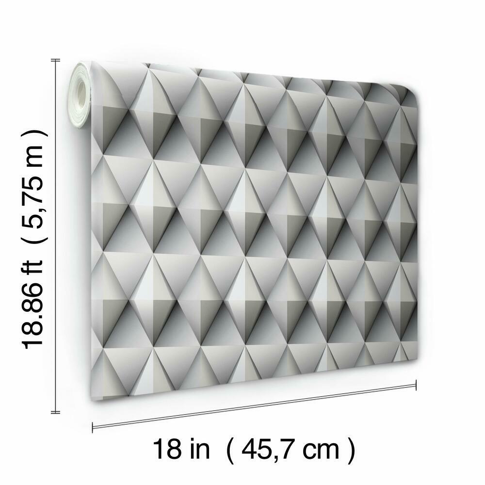 Paragon Geometric Peel and Stick Wallpaper Peel and Stick Wallpaper RoomMates   